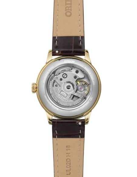 automático unisex Orient Bambino 36 Kinpaku (Gold Leaf  (金箔): RA-BB0101S 36.4mm